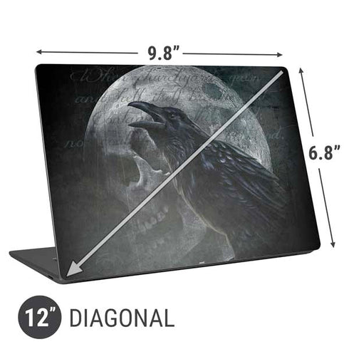 Alchemy Carta Ravens Curse Universal Laptop 12in (9.8 x 6.8in) Skin